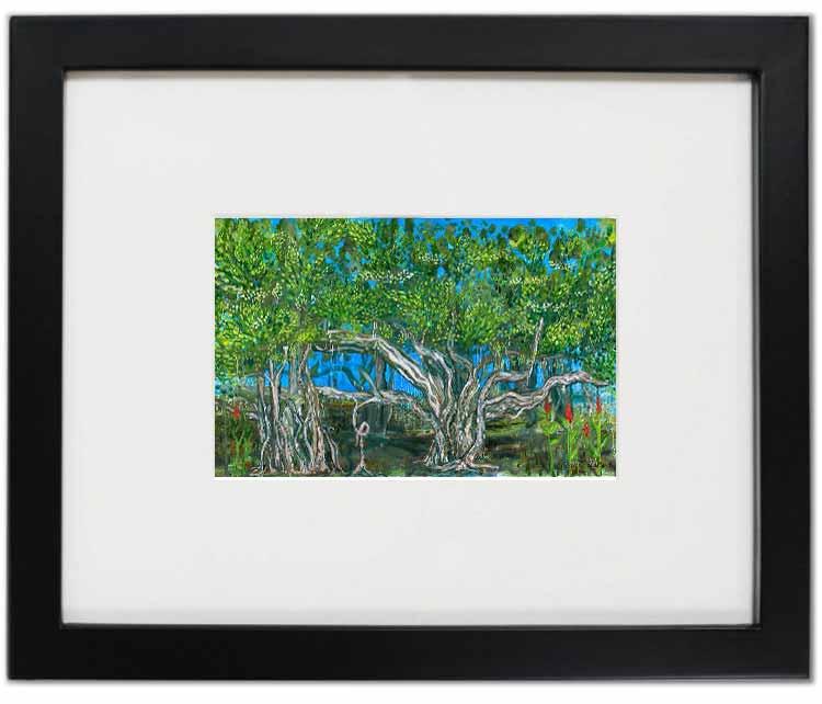 Lahaina Banyan Tree - Framed Hawaii Art Prints